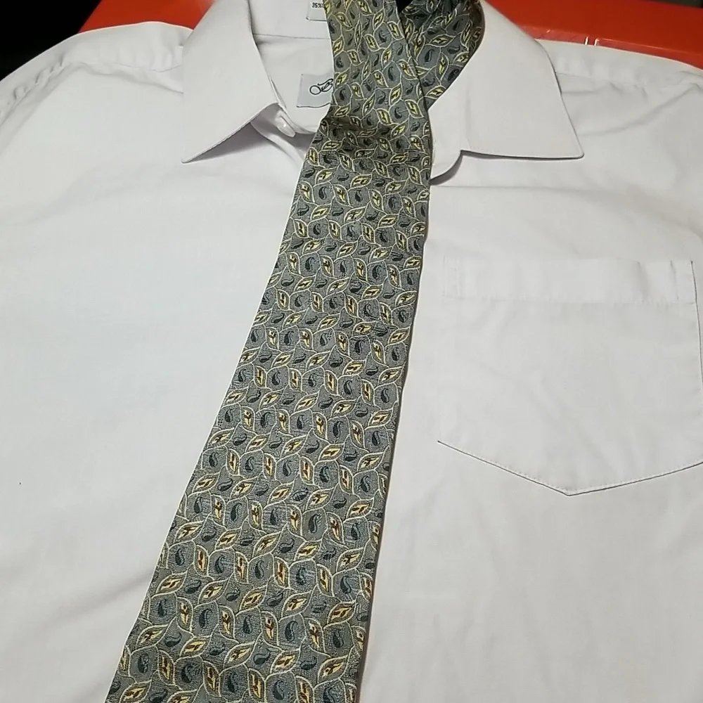 Coach 100% silk necktie